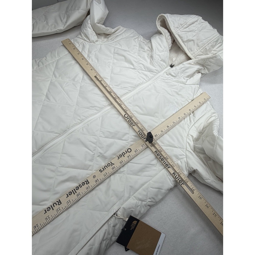 The North Face Women's Shady Glade Insulated Parka White Dune Large NWT - Picture 11 of 11